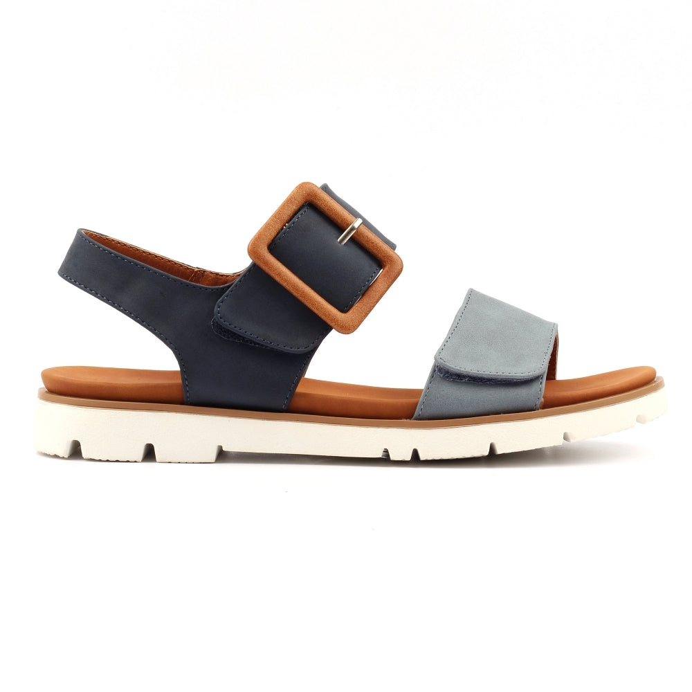 Gabby Navy Sandal