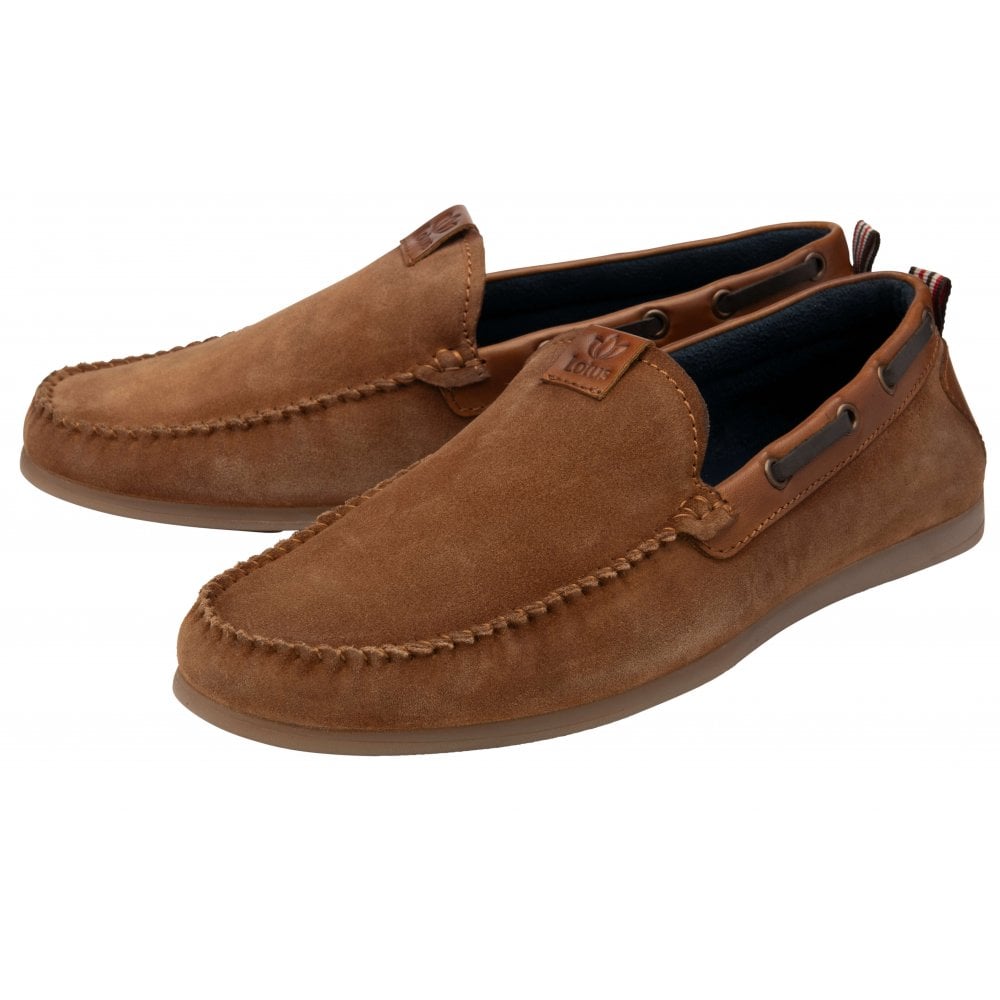 Tan Suede Bolzano Loafers | Lotus